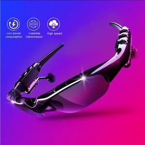 Wireless Headset Sunglasses with Mic & Noise Reduction